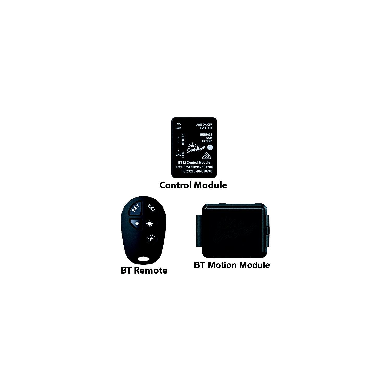 Powerwinch 901605 Carefree Connects Wireless Awning Control System, Module, BT Motion Sensor, Remote
