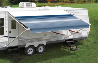 Powerwinch EA126D00 Carefree Fiestaâ„¢ Patio Awning, 12', Silver Fade