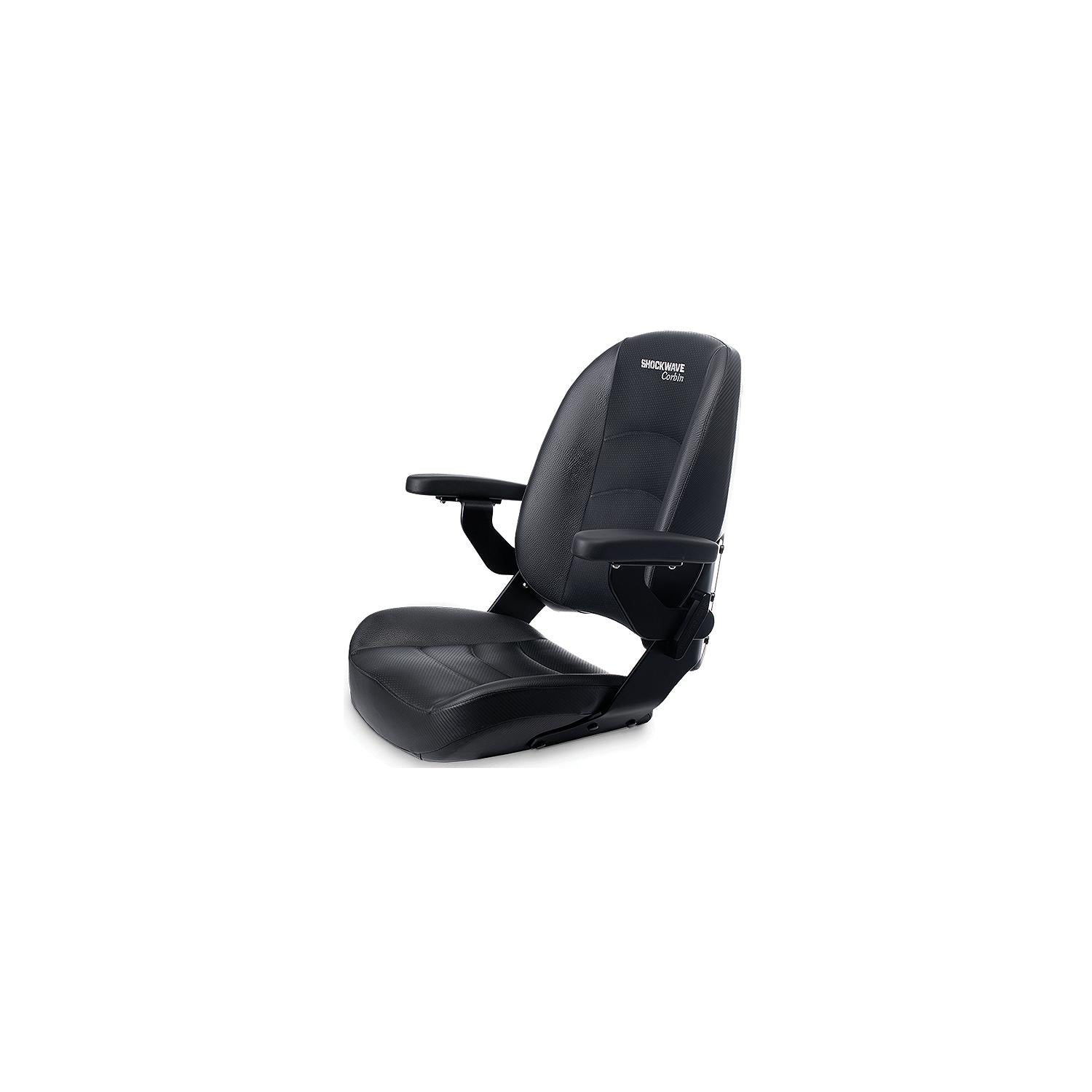 Shockwave SW-04920-B SW04920B Commander Sport/Fishing Seat, Onyx (Black)
