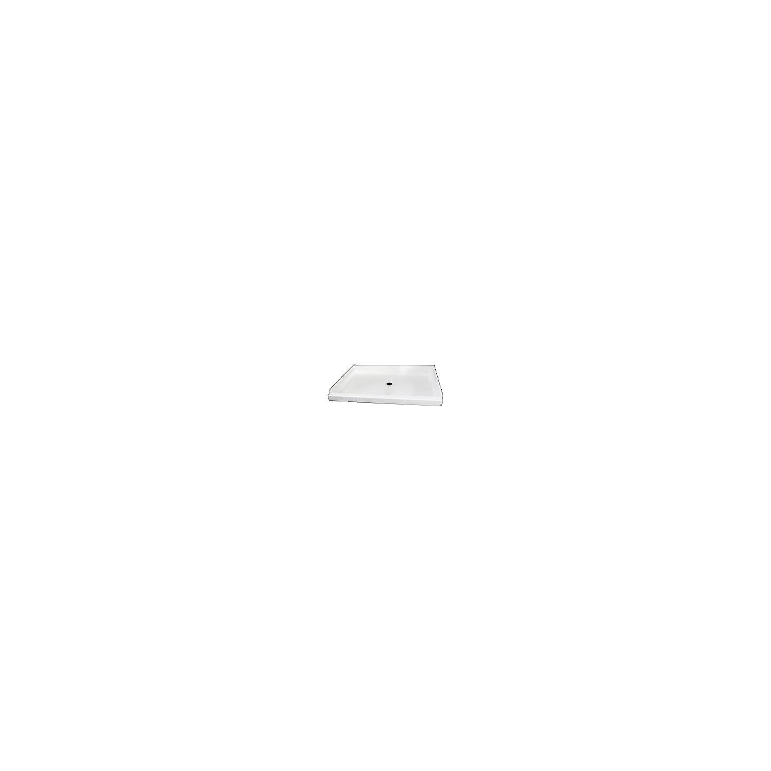 Specialty Recreation SP2432WC Center Drain Shower Base, 24