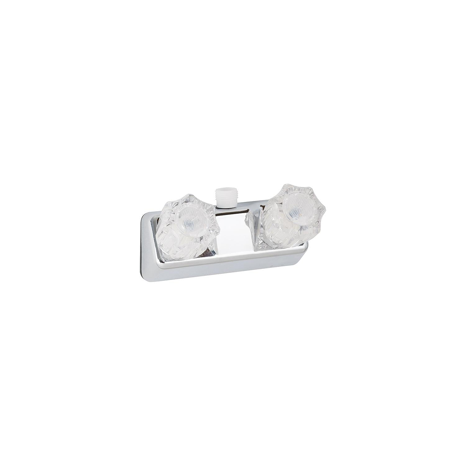 Bristol Products 20354R207 Utopia Shower Valve, Chrome w/Clear Handles