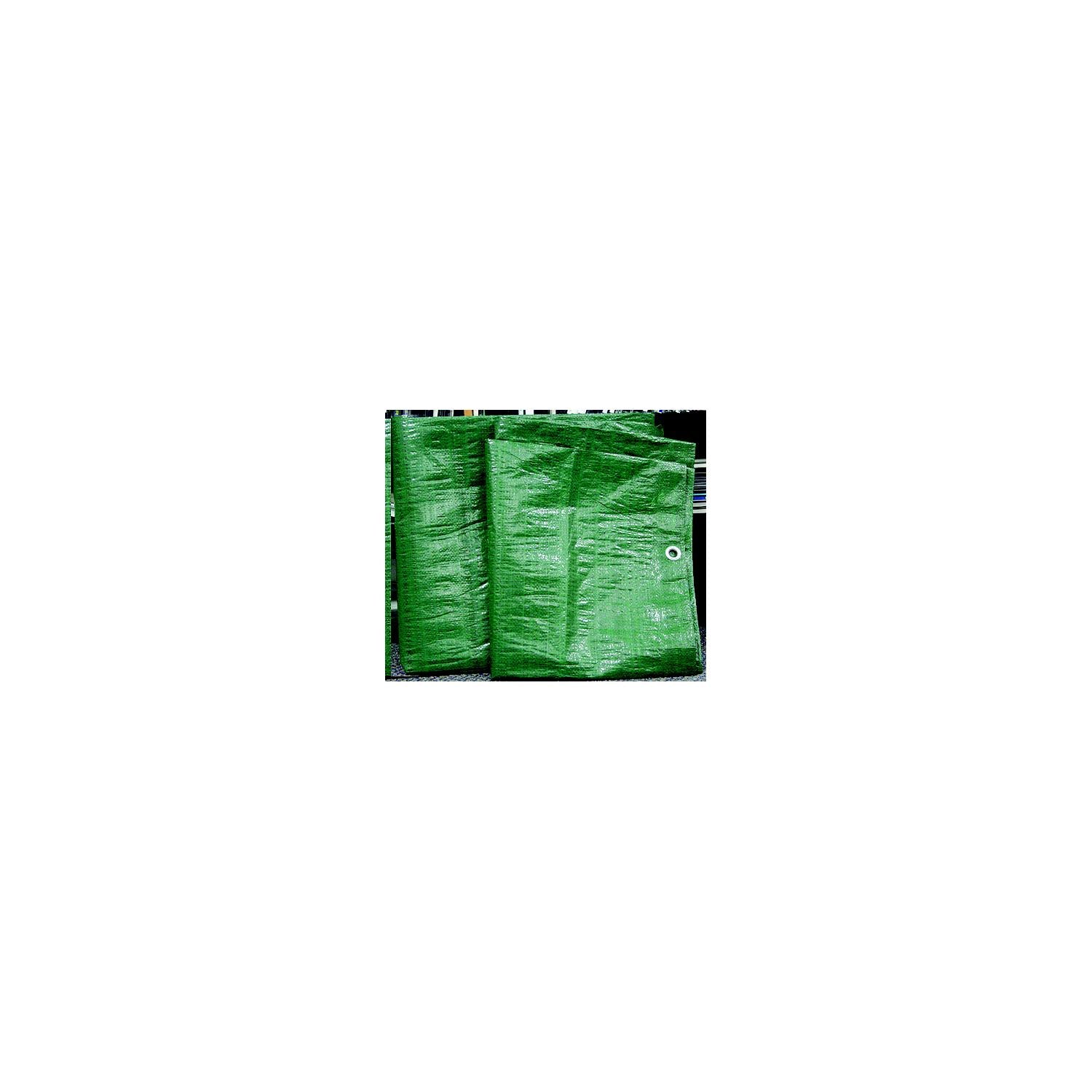 Tarps TGS-1015 Tarp Green Poly 10' X 15'