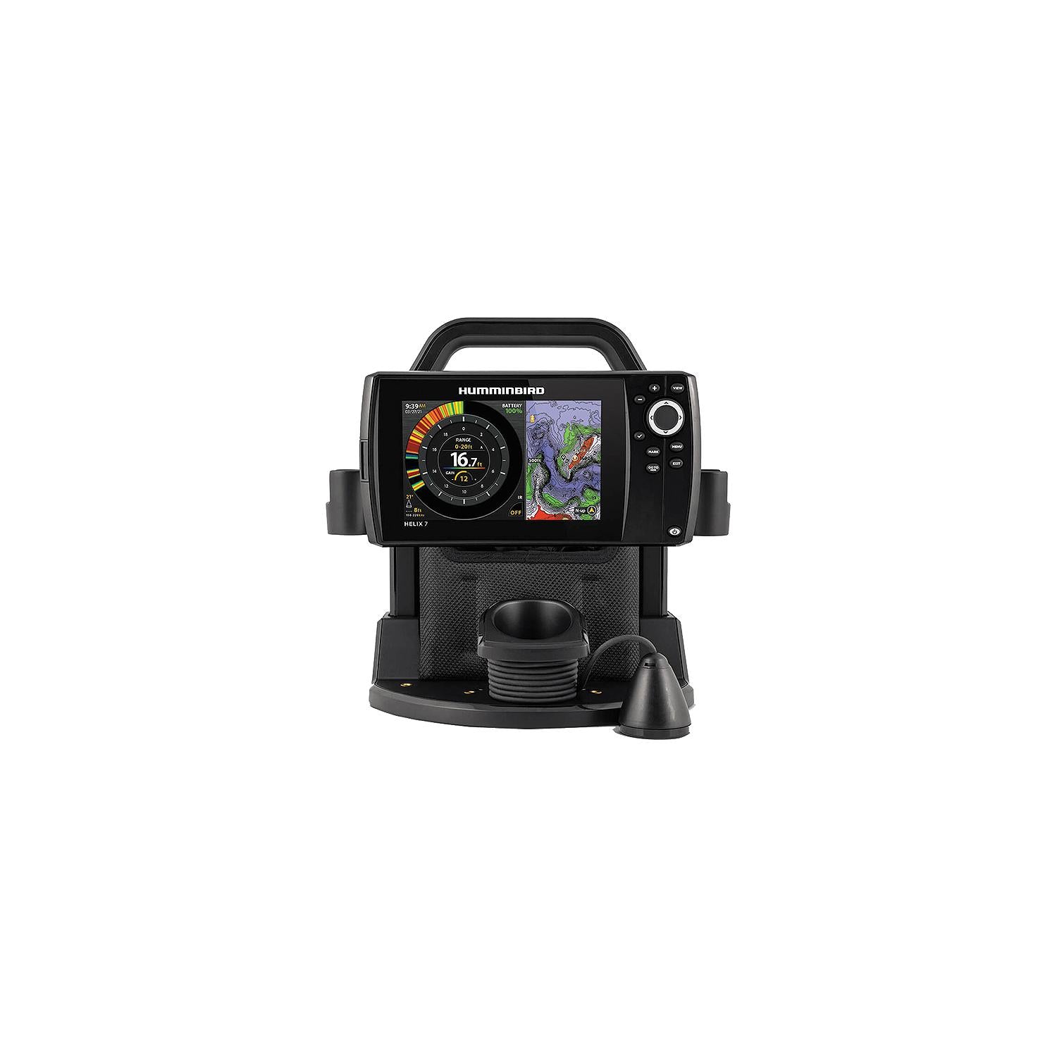 Humminbird 411750-1 4117501 Ice Helix 7 CHIRP GPS G4 Sonar Fishfinder & Chartplotter