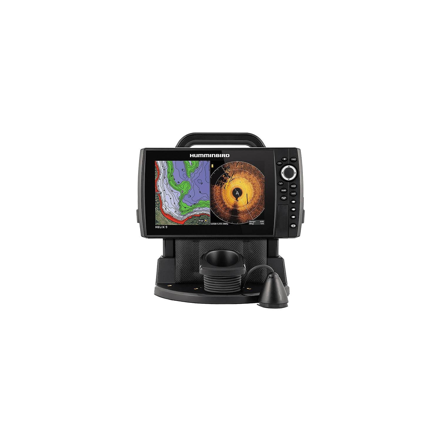 Humminbird 411790-1 4117901 Ice Helix 9 MSI+ GPS G4N Mega 360 Bundle