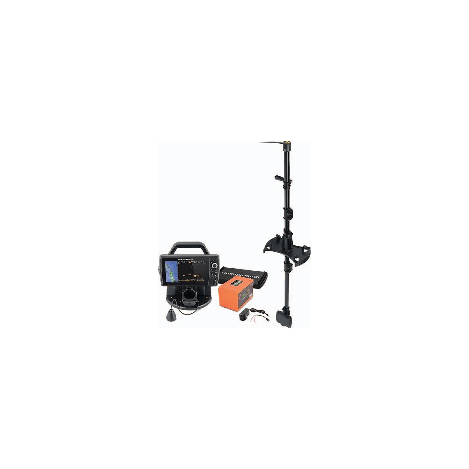 Humminbird 411870-1 4118701 Ice Helix 9 MSI+ GPS G4N Mega Live Bundle