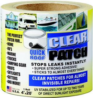 Cofair Products QRCP420 Quick Roofâ„¢ Clear Patch, 4