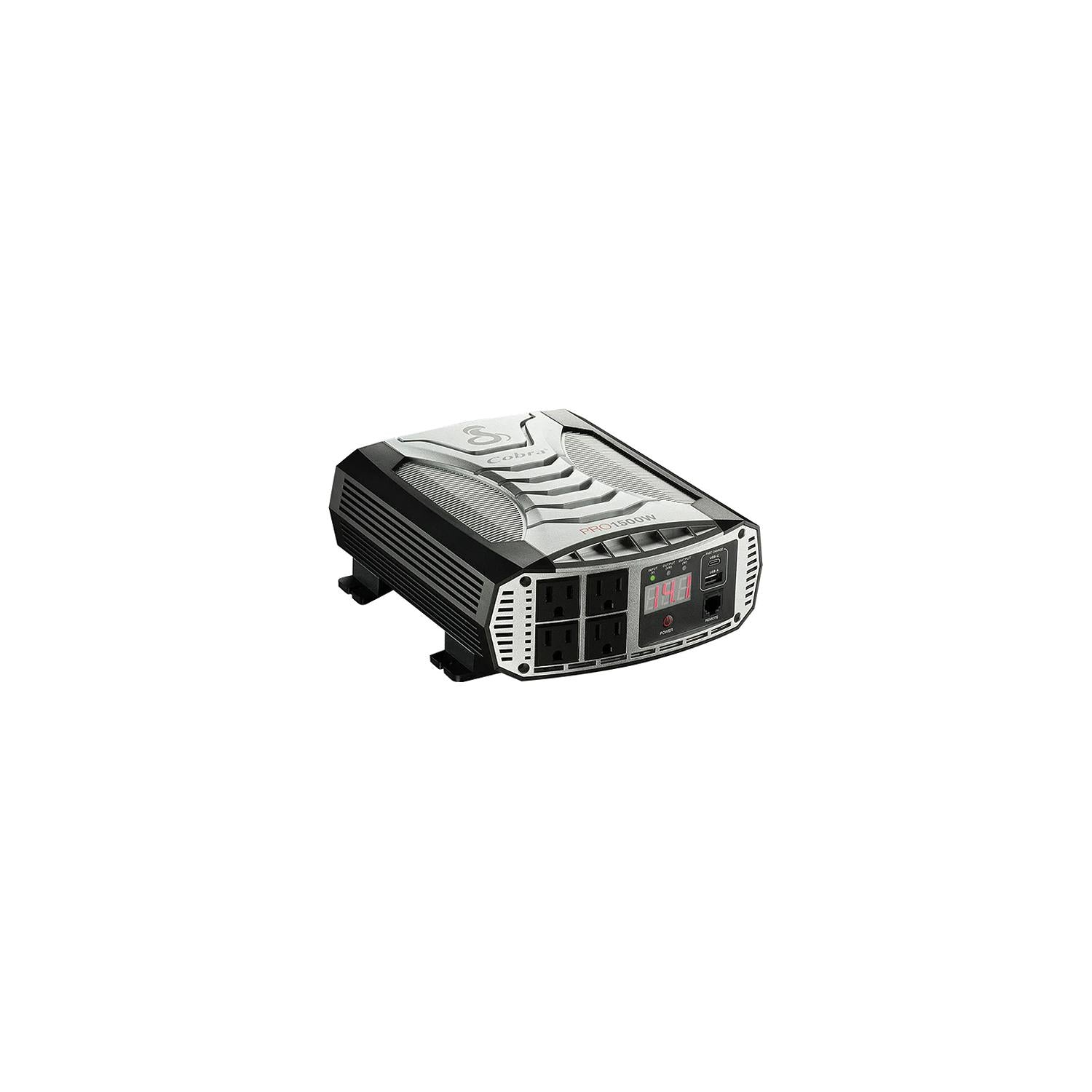 Cobra Electronics CPI1500W Power Inverter, 1500 Continuous / 3000 Peak