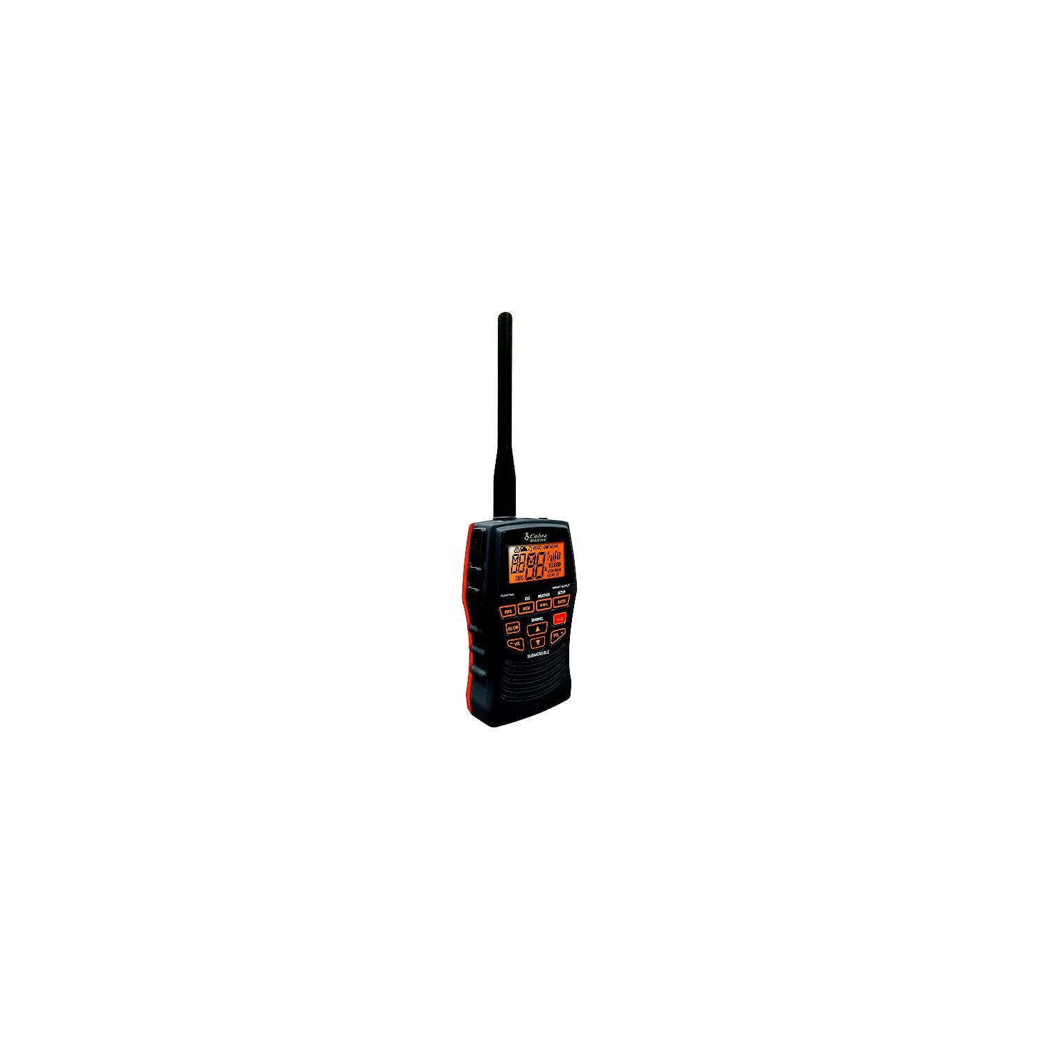 Cobra Electronics MRHH150FLT Handheld Floating VHF Marine Radio