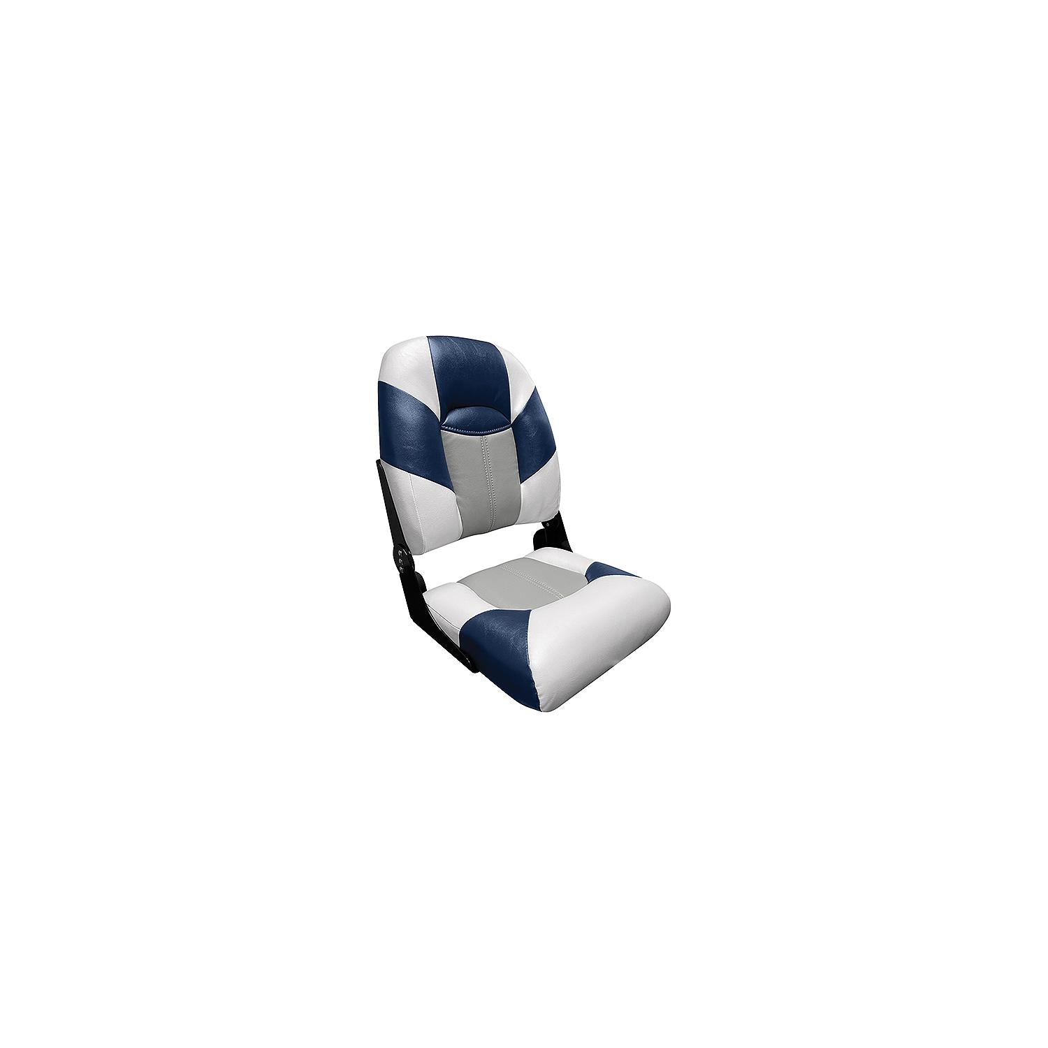 Wise Seating 1461-1773 14611773 Baja Series High Back Seat, Brite White/Gray/Midnight