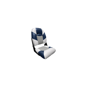 Wise Seating 1461-1773 14611773 Baja Series High Back Seat, Brite White/Gray/Midnight