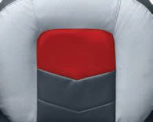 Wise Seating 3308-1881 33081881 Pro Angler Casting Seat, Marble/Regal Red/Charcoal