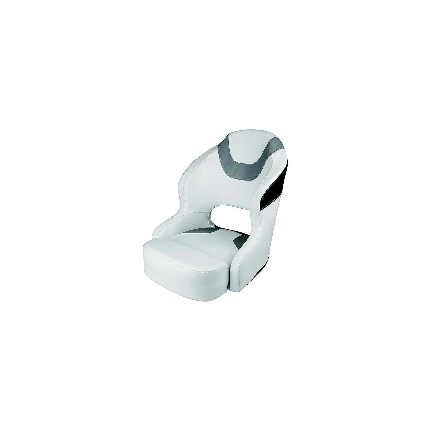 Wise Seating 3314-1782 Baja Series Bucket Seat, Brite White / Grey Black