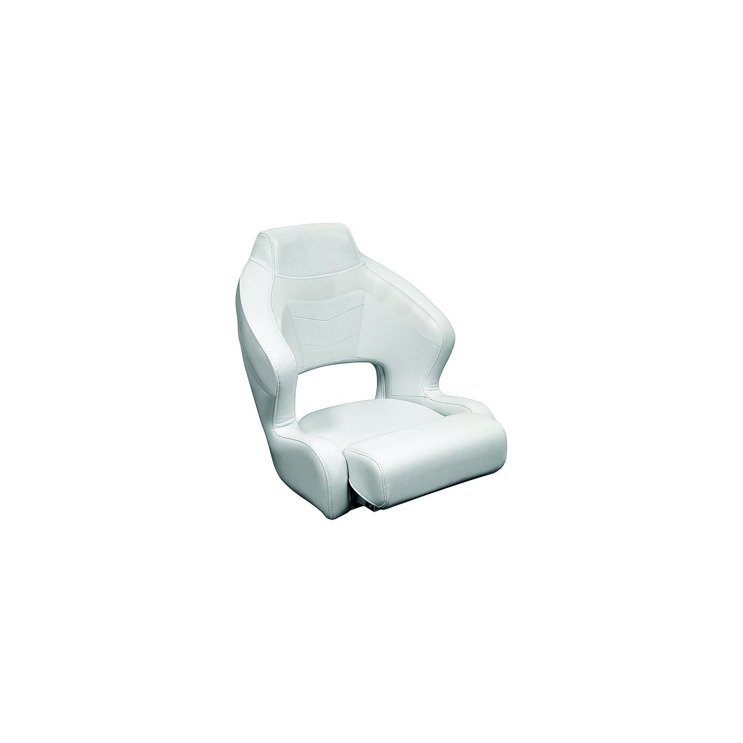 Wise Seating 3338-784 3338784 Baja XL Bucket Seat w/ Flip Up Bolster, Brite White
