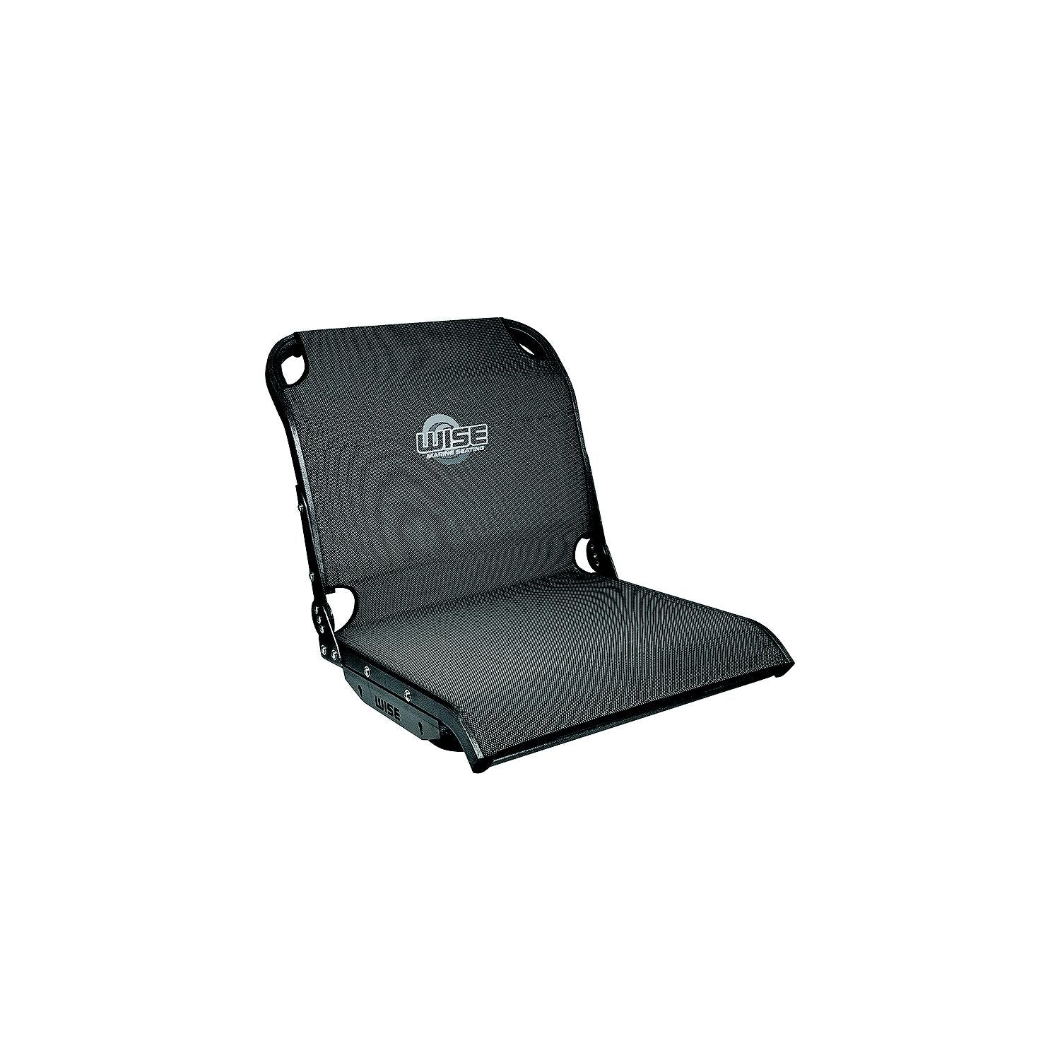 Wise Seating 3374-1800 33741800 Aero X Boat Seat, Carbon Grey Mesh, Mid-Back