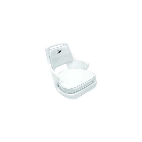 Wise Seating 8WD015-3-710 Standard Pilot Chair Package With Chair, Cushion Set and Mounting Plate - White