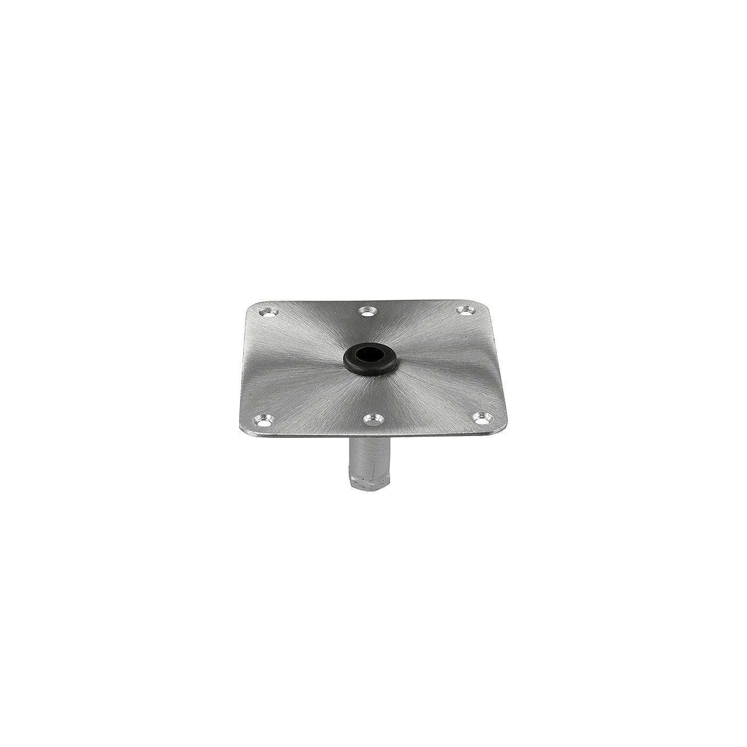 Wise Seating 8WD3000-2 8WD30002 SS Threaded Kingpin Base Plate, 7