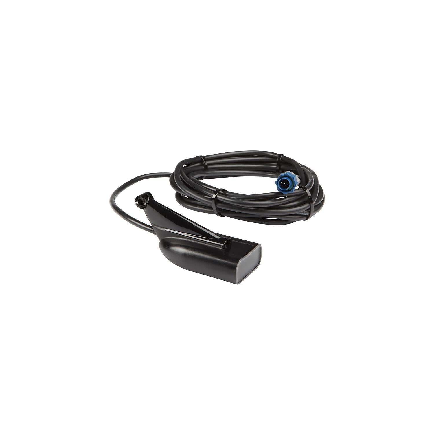 Lowrance 000-10976-001 Transom Trolling Motor-Mounted 455 kHz/800 kHz DownScan Skimmer Transducer
