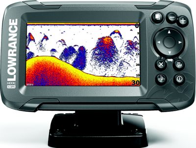 Lowrance 000-14014-001 HOOK-2 4X Fishfinder with GPS Plotter, Bullet Transducer, Autotuning Sonar & 4