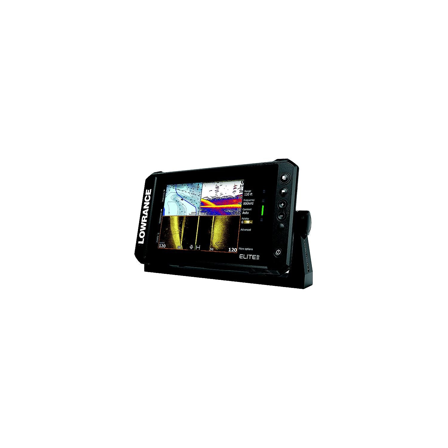 Lowrance 000-15692-001 00015692001 Elite FS 9 Fishfinder/Chartplotter w/C-MAP Contour+ & Active Imaging 3-in-1 Transducer