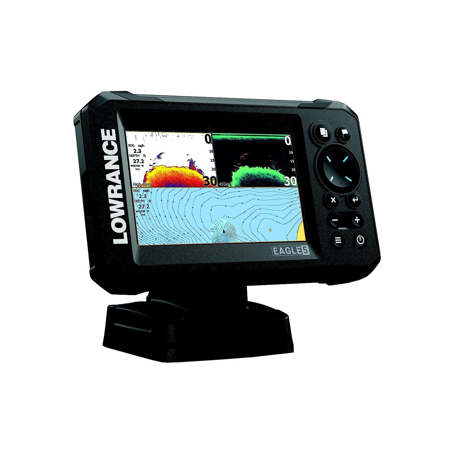 Lowrance 000-16111-001 Eagle 5 SplitShotâ„¢ w/C-MAPÂ® US Inland