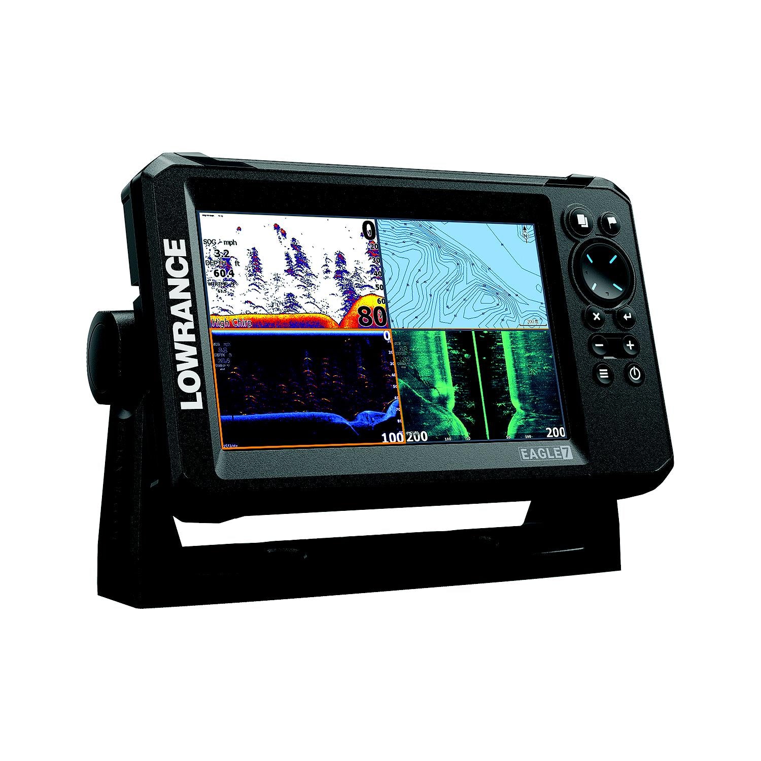 Lowrance 000-16120-001 Eagle 7 TripleShotâ„¢ w/C-MAPÂ® US Inland