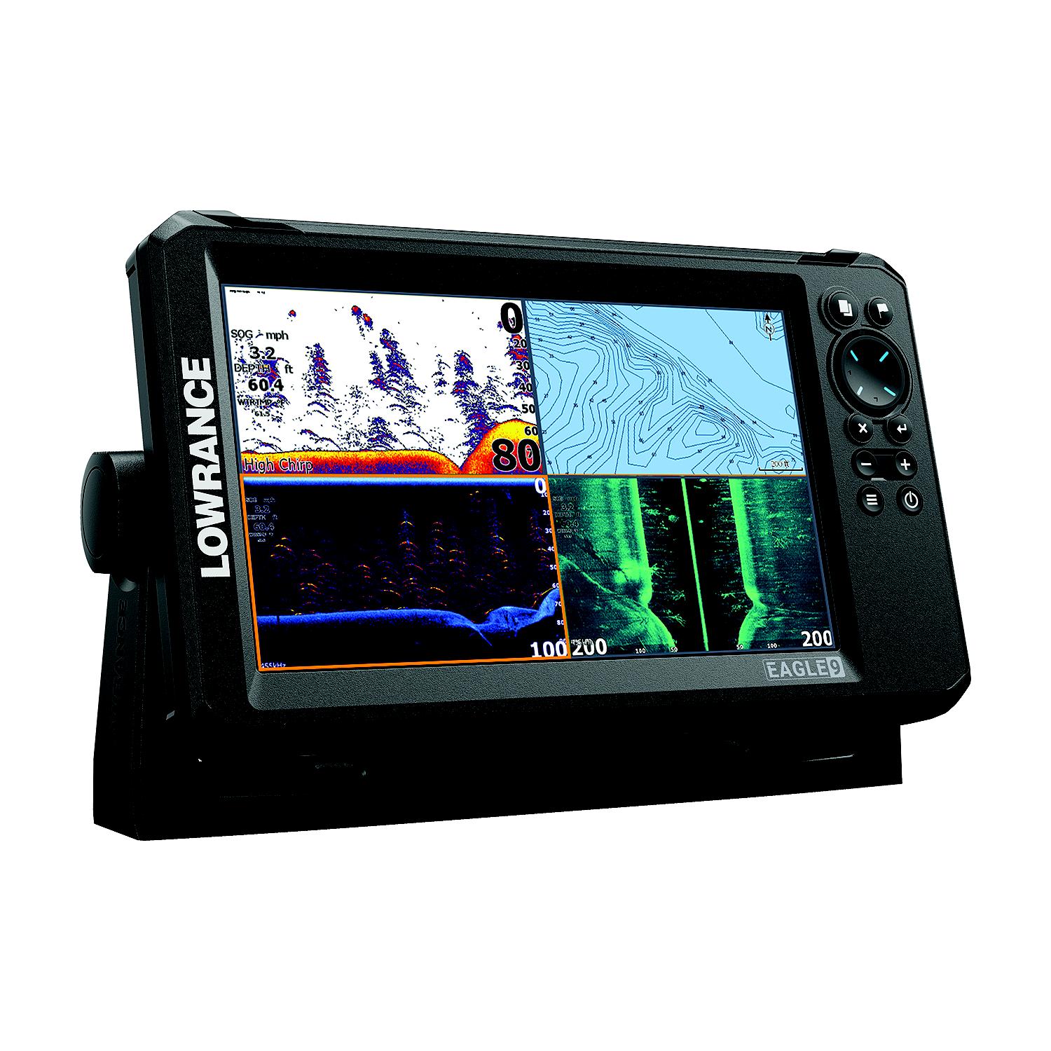 Lowrance 000-16126-001 Eagle 9 TripleShotâ„¢ w/C-MAPÂ® US Inland