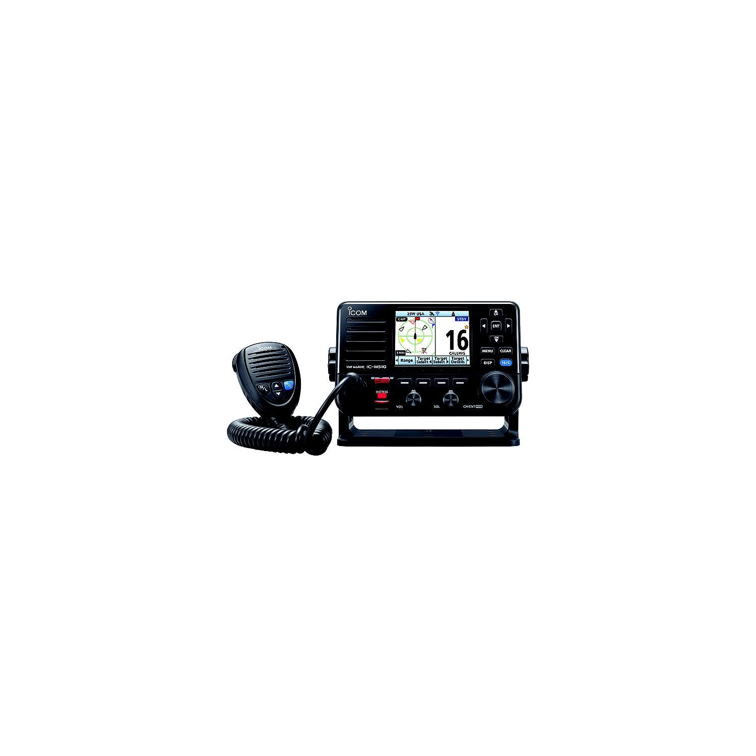 Icom M510PLUSEVO51USA ICOM Class-D DSC VHF AIS with Smart Device Control