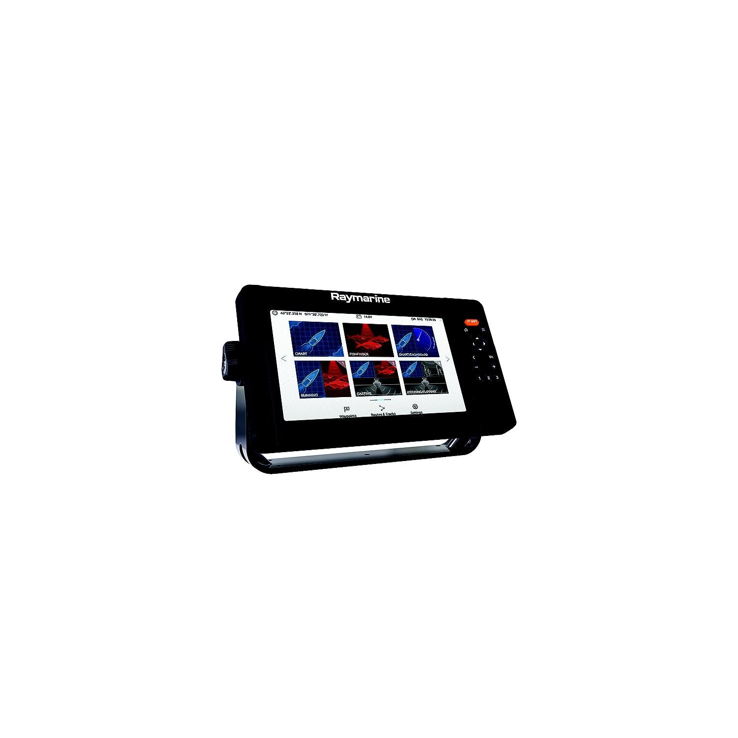 Raymarine E70534-05-NAG E7053400NAG Elementâ„¢ Sonar/GPS Multi Function Display w/Navionics Nav+ US & Canada Chart, 9