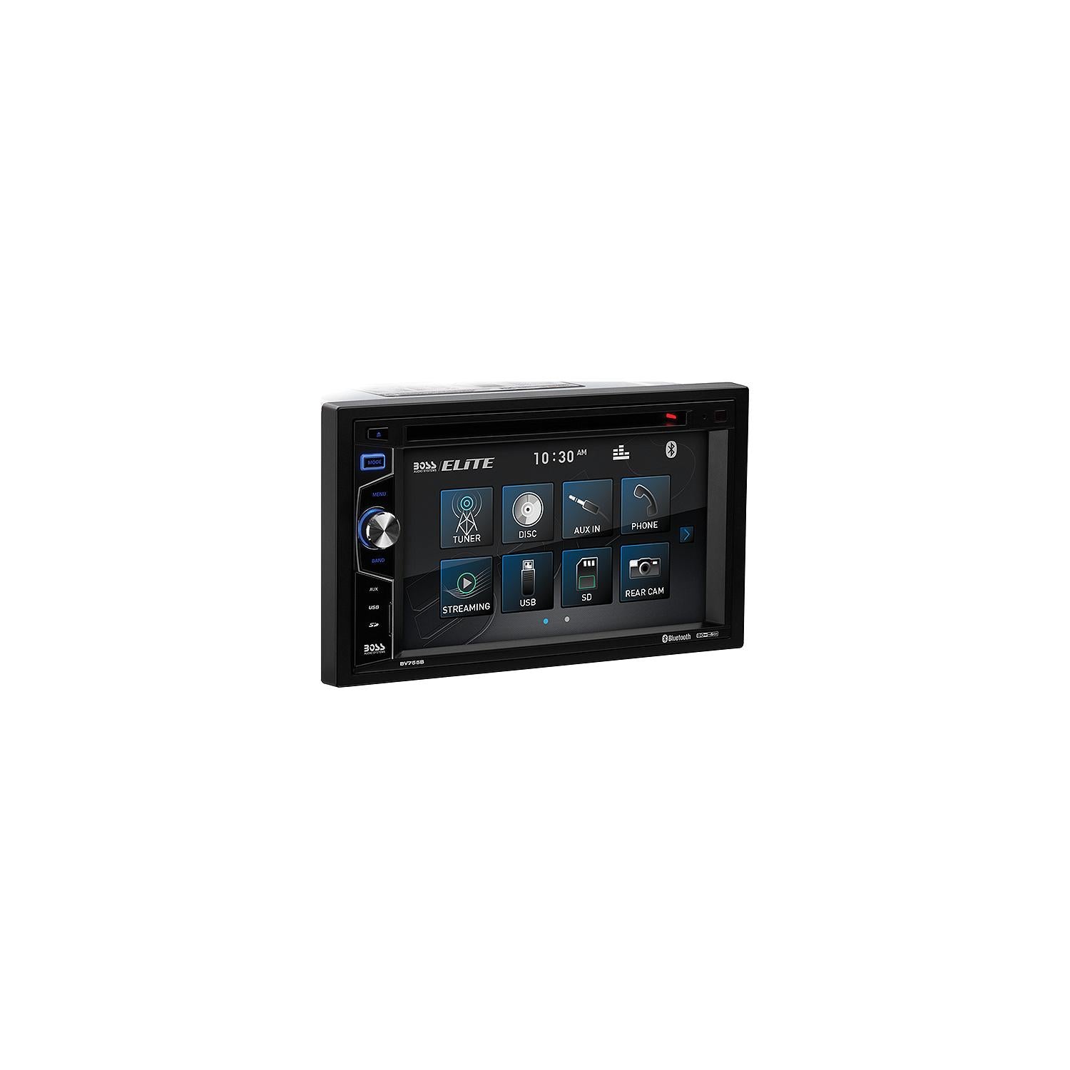 Boss Audio Systems BV755B DVD Player, Bluetooth/DVD/CD/USB/SD/VCD/MP3/JPEG/WMA/FM/AM w/6.2