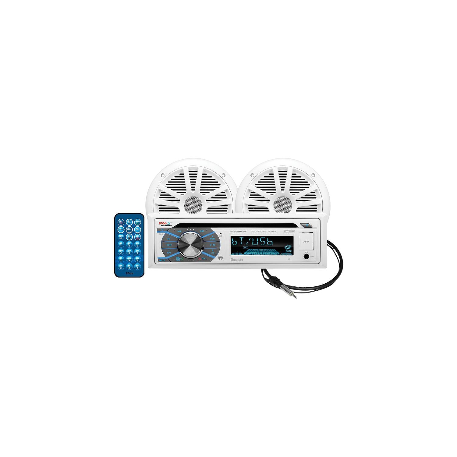 Boss Audio Systems MCK508WB.6 MCK508WB6 CD/USB/SD, MP3, WMA, FM/AM Player/Bluetooth w/6.5