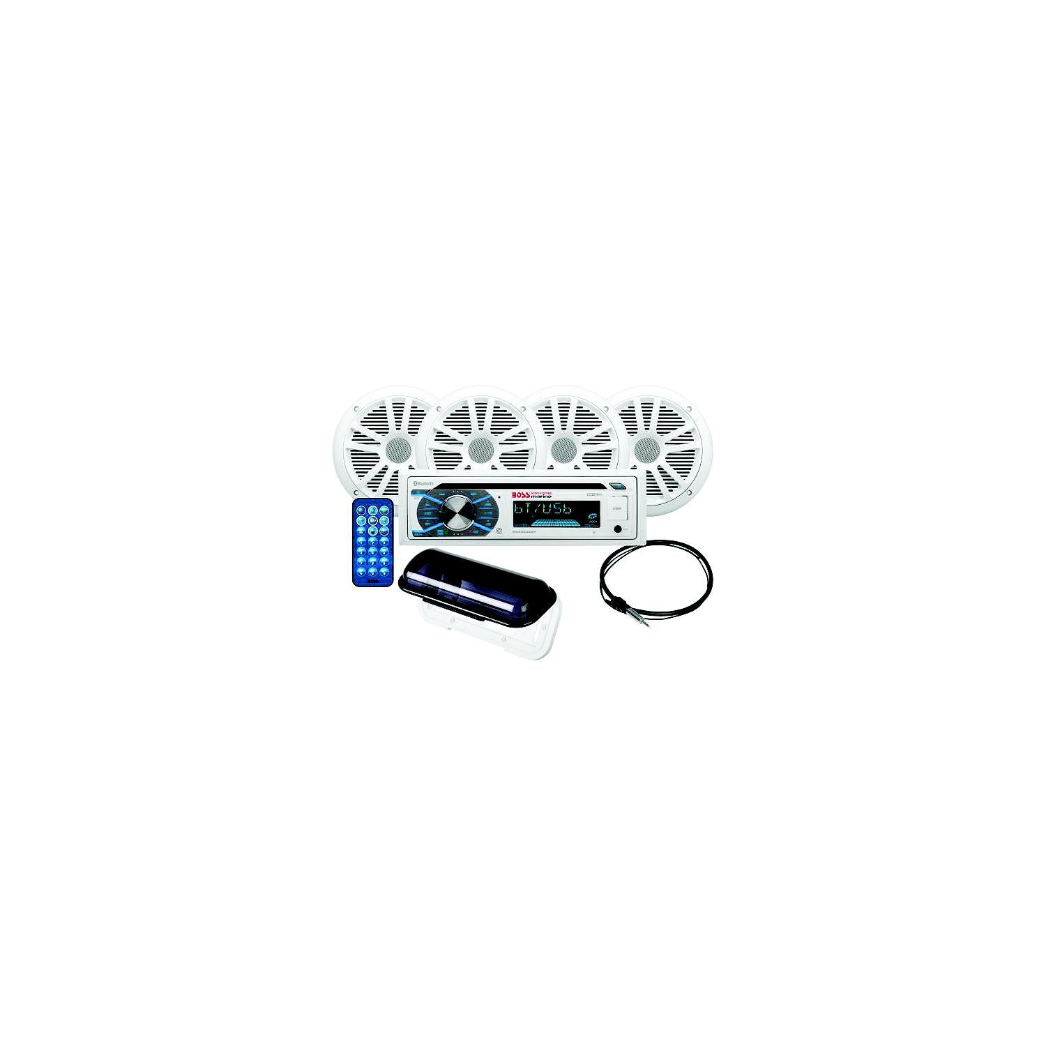 Boss Audio Systems MCK508WB.64S MCK508WB64S CD/USB/SD, MP3, WMA, FM/AM Player/Bluetooth w/2 Pr. 6.5