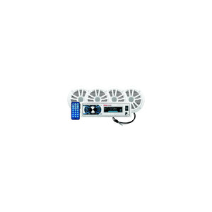 Boss Audio Systems MCK632WB.64 MCK632WB64 Single-DIN AM/FM Receiver w/ 2 Pair 6.5