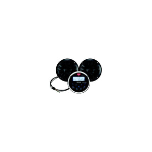 Boss Audio Systems MCKGB350B.6 MCKGB350B6 BluetoothÂ® Black In-Dash Gauge Receiver Package w/ 6-1/2