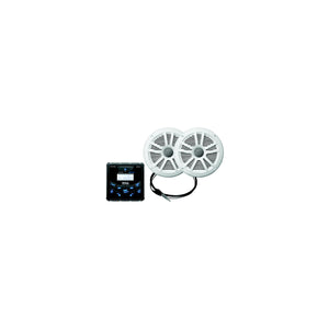 Boss Audio Systems MCKGB450W6 BluetoothÂ® In-Dash Marine Gauge Receiver W/ 6-1/2