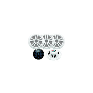 Boss Audio Systems MG250W64 BluetoothÂ® Gauge Receiver Package w/ 4ea 6.5