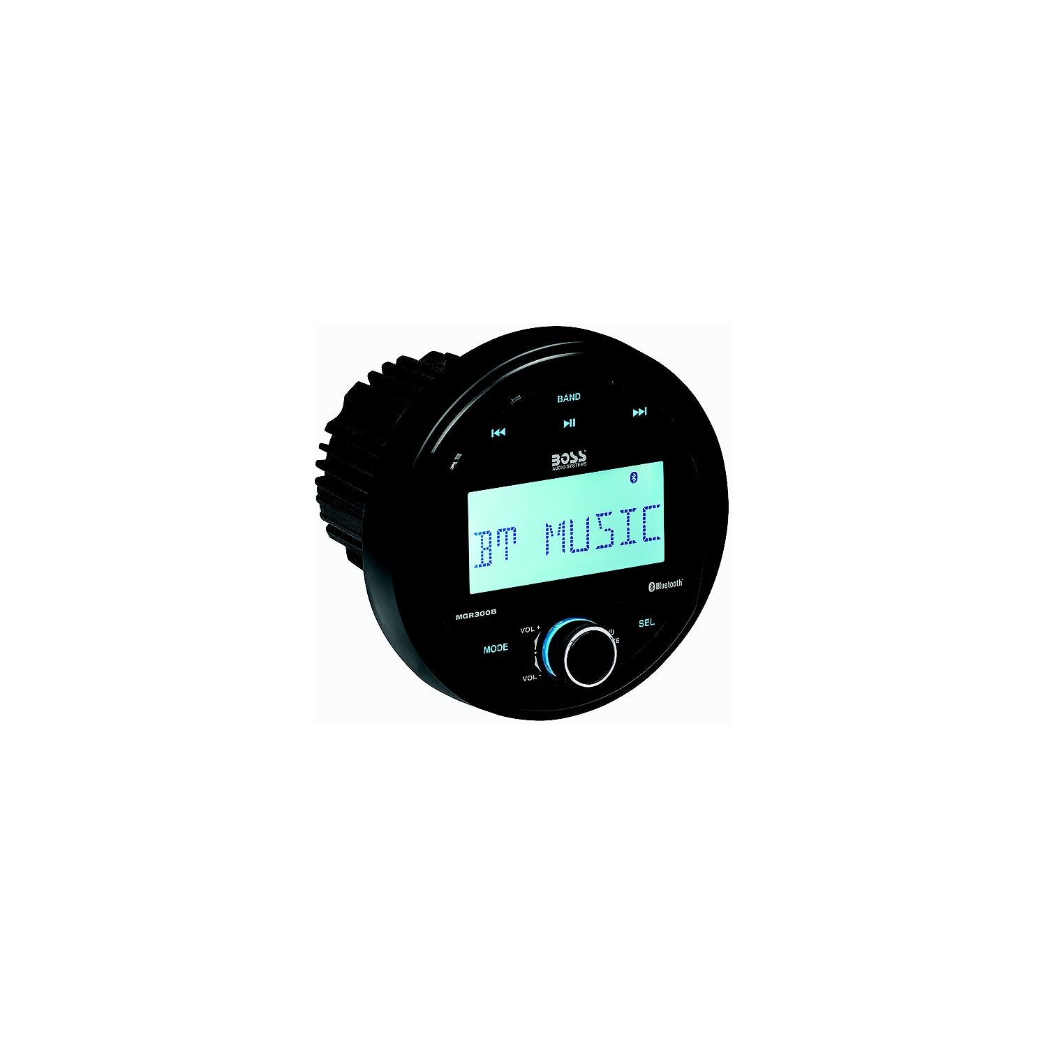 Boss Audio Systems MGR300B In-Dash Gauge Stereo