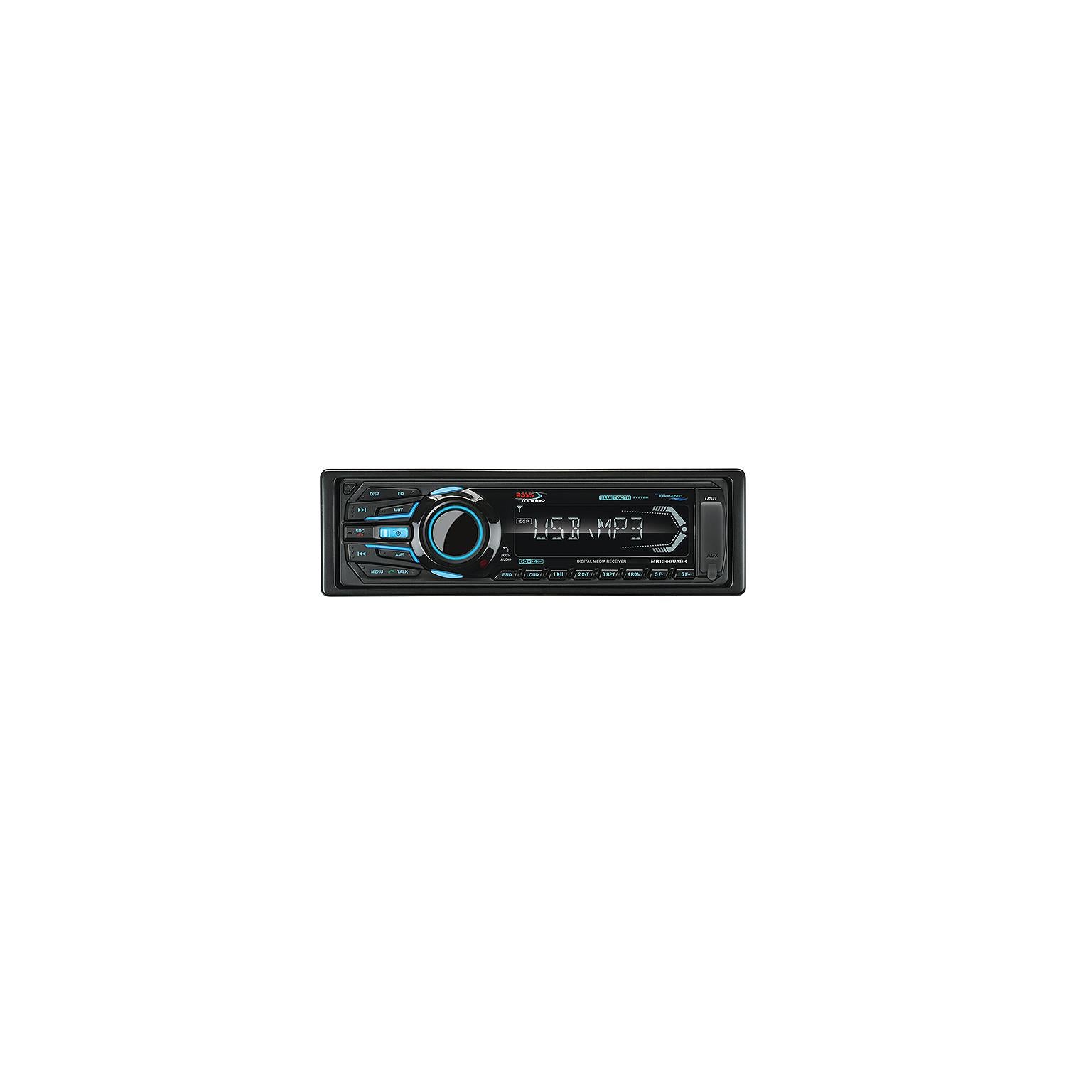 Boss Audio Systems MR1308UABK Marine AM/FM/USB/SD/MP3 Mech-less Player Receiver w/Bluetooth