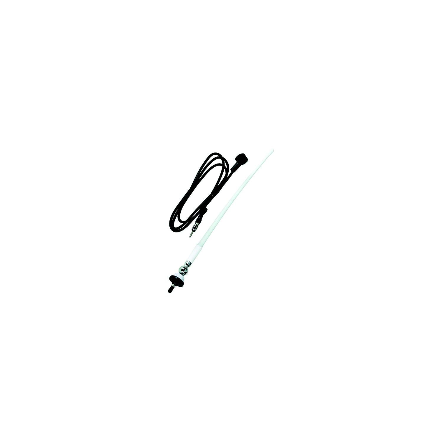 Boss Audio Systems MRANT12W Boss Audio MRANT12W AM/FM Rubber Antenna, White