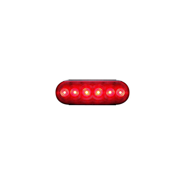 Optronics STL12RBP Fleet Count Waterproof LED Oval Stop & Turn Tail Light