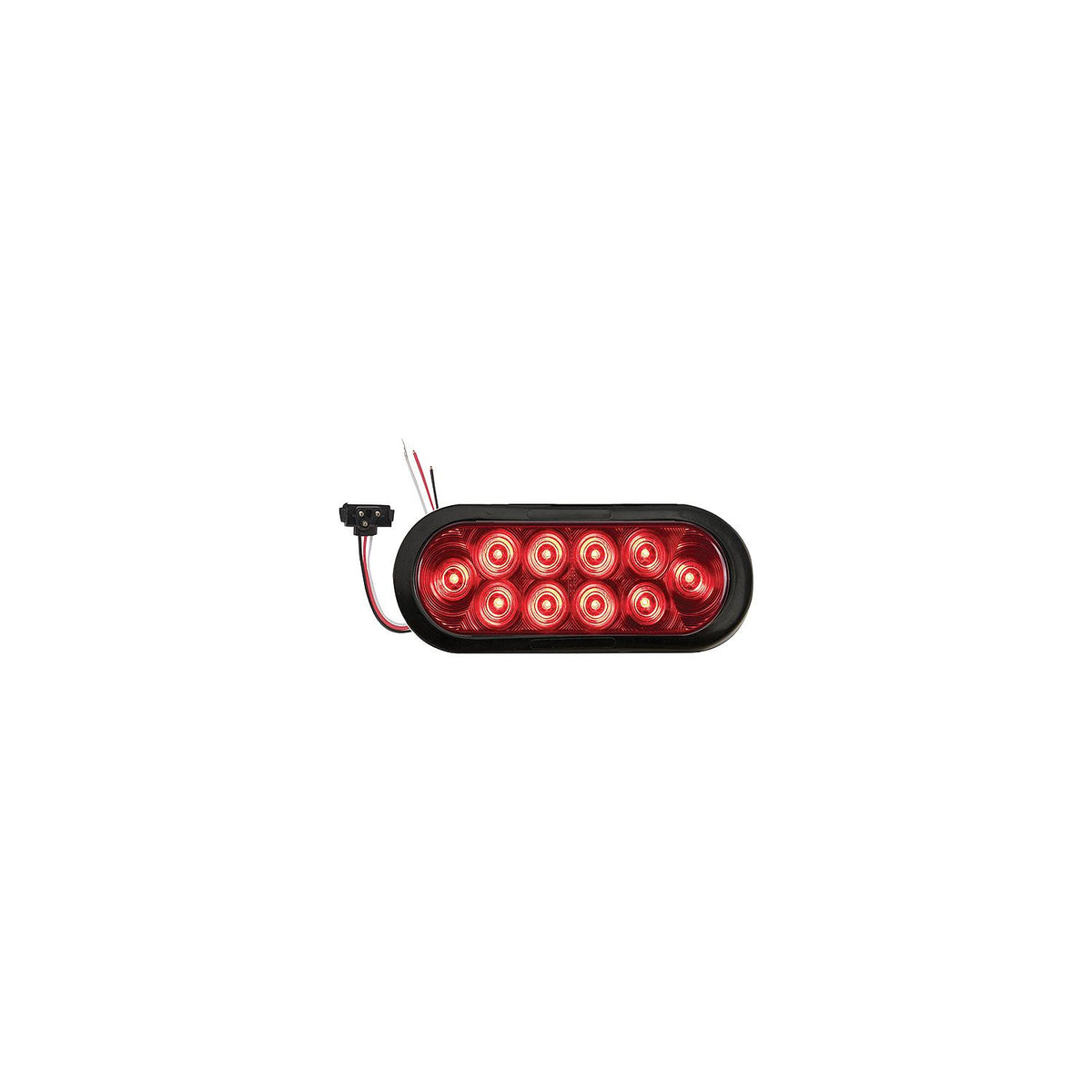 Optronics STL74RKBP STL72RK Waterproof Stop & Turn LED Oval Tail Light Kit, Polycarbonate Lens Housing