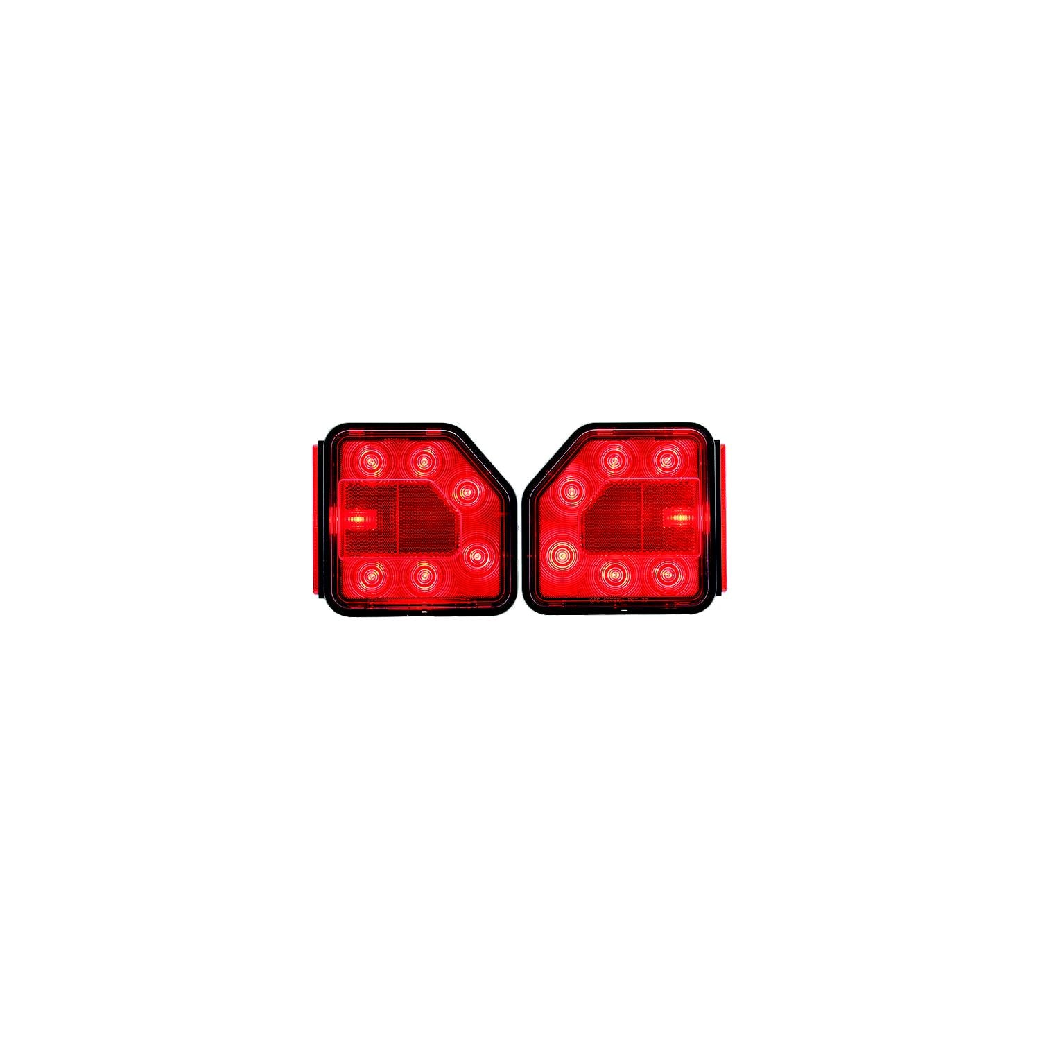 Optronics TLL20RK Waterproof Ultra-Thin LED Trailer Light Set