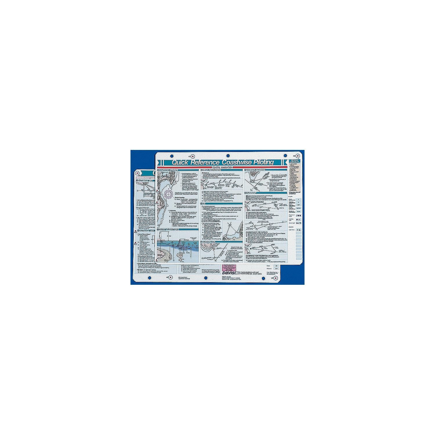 Davis Instruments 126 Coastwise Piloting Quick Reference Card