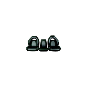 Springfield Marine 1003224 Ozark Bass Seat, 3pc Bench, Charcoal & Gray