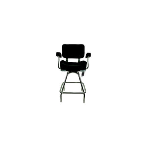 Springfield Marine 1020009 Deluxe Captain's Seat With Stand, Black