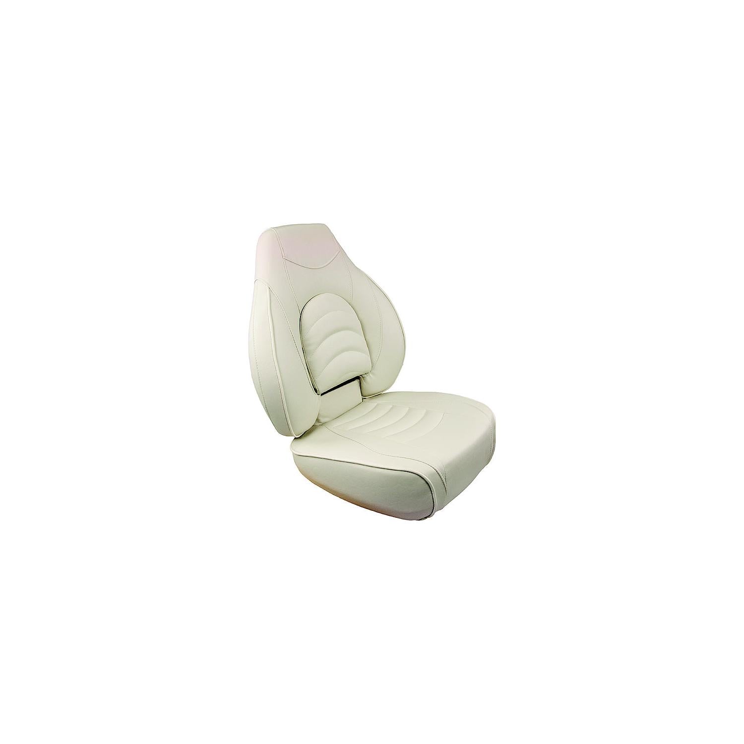 Springfield Marine 1041606-1 10416061 Fish Pro High Back Seat, White