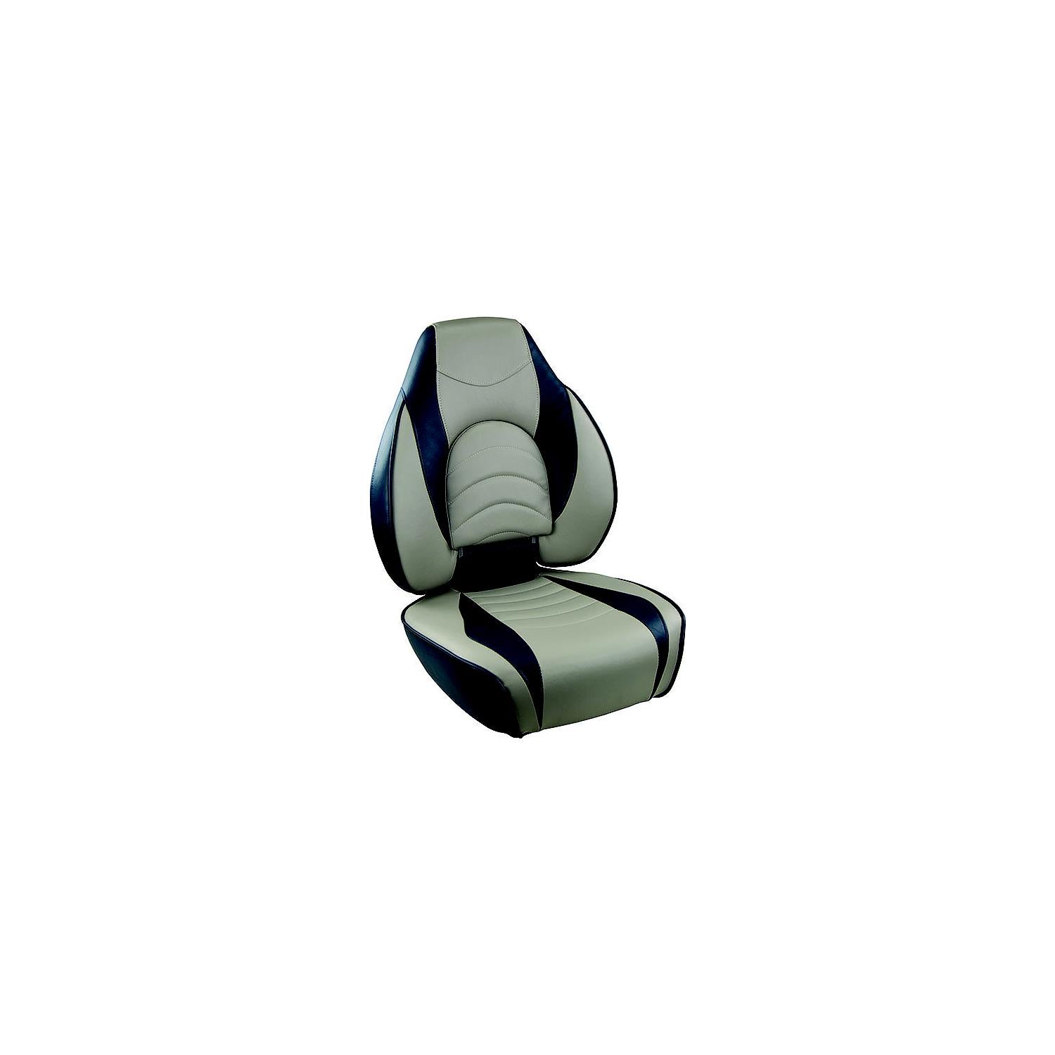Springfield Marine 1041631-1 10416311 Fish Pro High Back Seat, Blue/Gray