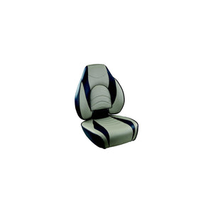Springfield Marine 1041631-1 10416311 Fish Pro High Back Seat, Blue/Gray
