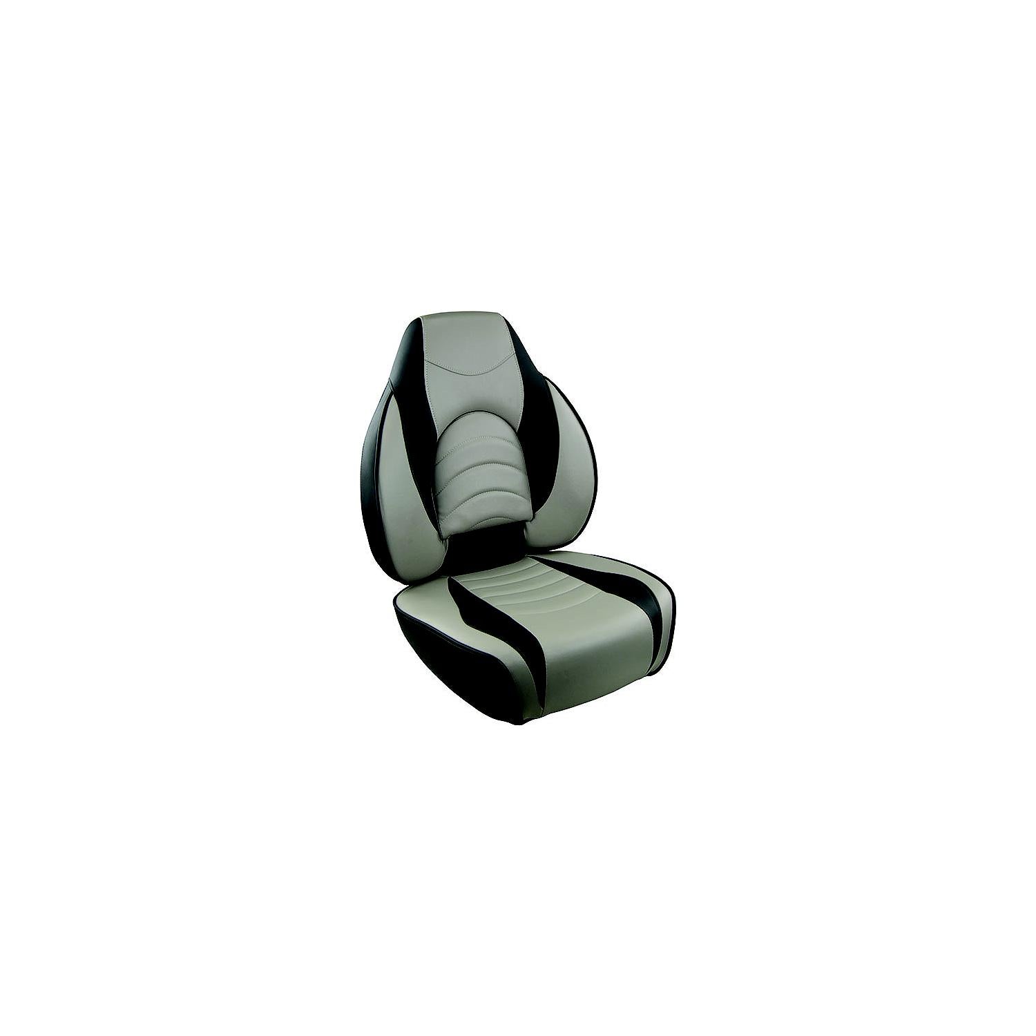 Springfield Marine 1041634-1 10416341 Fish Pro High Back Seat, Charcoal/Gray