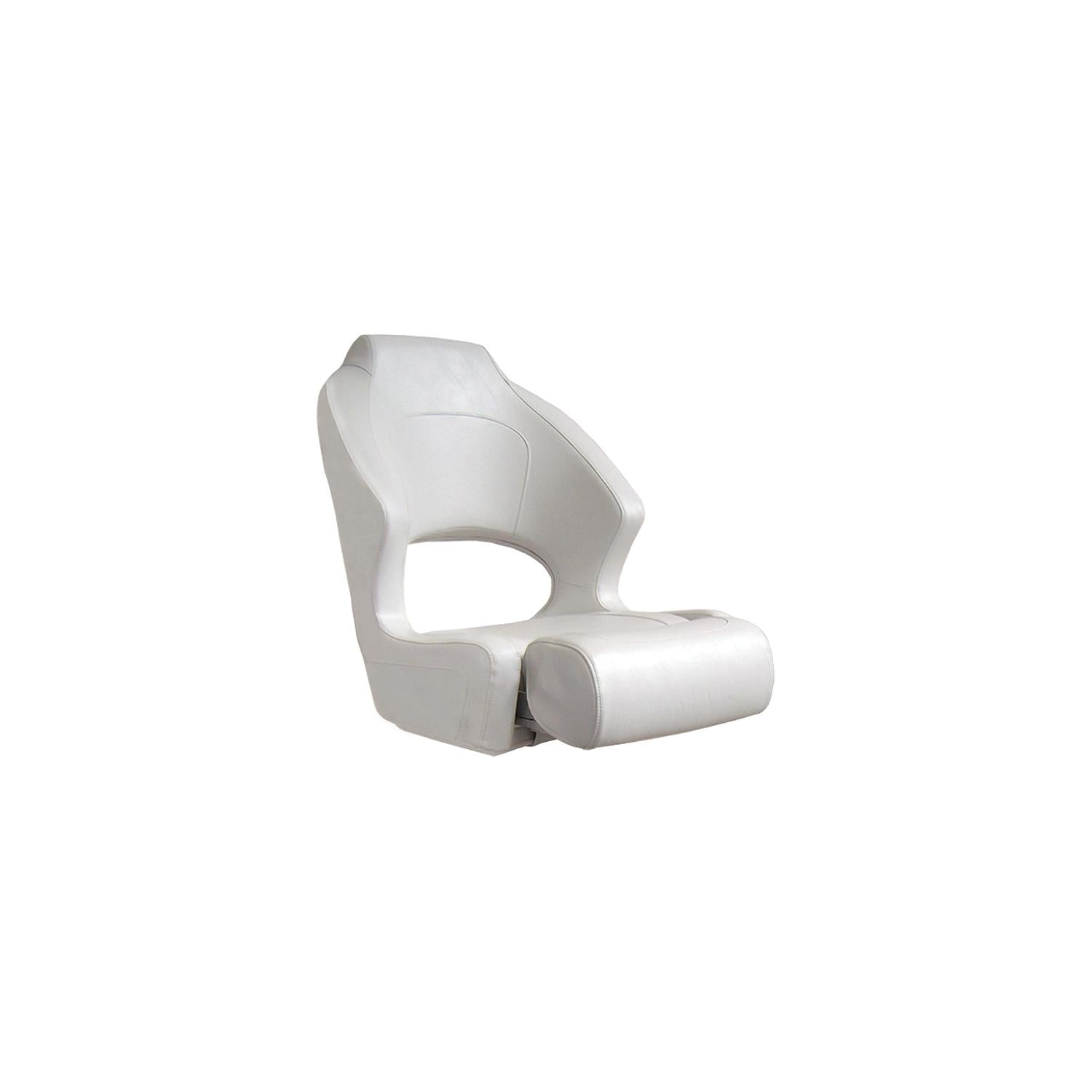 Springfield Marine 1043259 Deluxe Sport Flip Up Seat, White