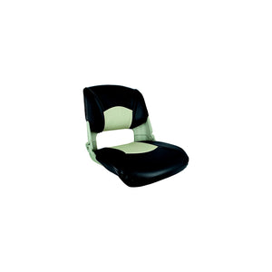 Springfield Marine 1061017 Skipper Seat With Cushions, Charcoal/Gray/Gray Shell